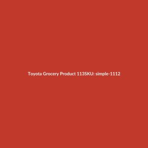 Toyota Grocery Product 113