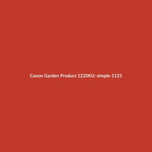 Canon Garden Product 122