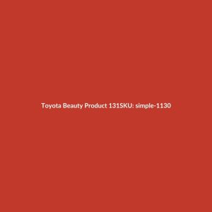 Toyota Beauty Product 131