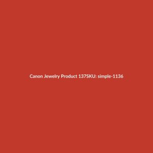 Canon Jewelry Product 137