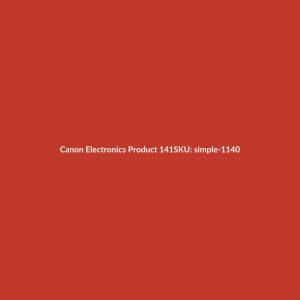 Canon Electronics Product 141