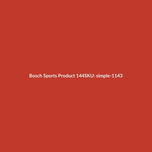 Bosch Sports Product 144