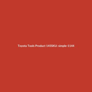 Toyota Tools Product 145