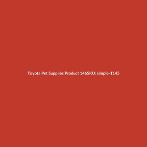 Toyota Pet Supplies Product 146
