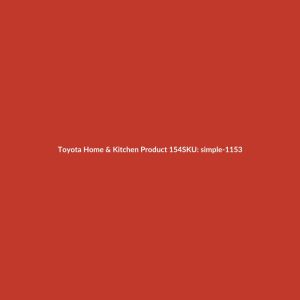 Toyota Home & Kitchen Product 154