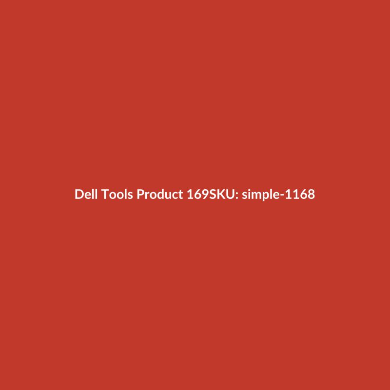 Dell Tools Product 169