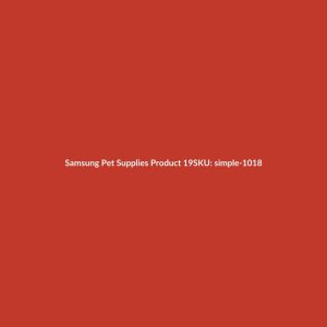 Samsung Pet Supplies Product 19