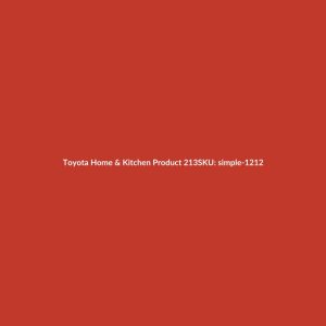 Toyota Home & Kitchen Product 213