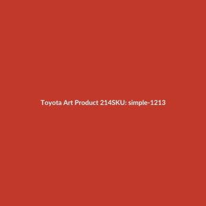 Toyota Art Product 214