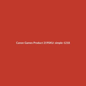 Canon Games Product 219