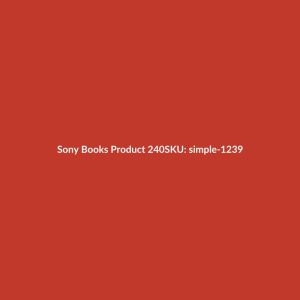 Sony Books Product 240