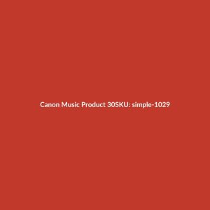 Canon Music Product 30