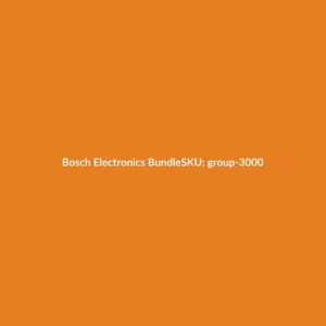 Bosch Electronics Bundle