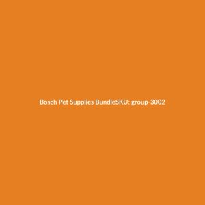 Bosch Pet Supplies Bundle