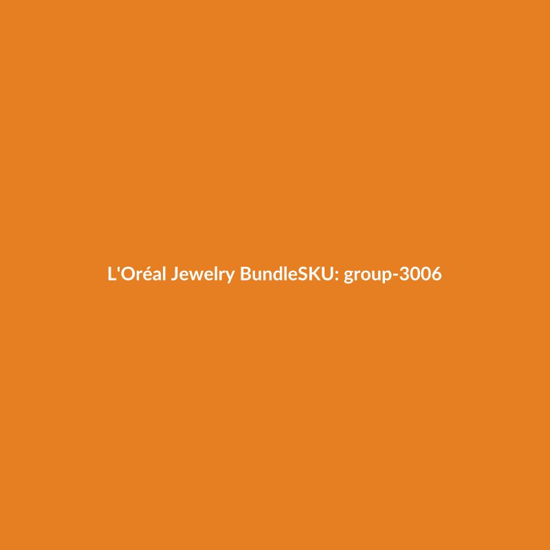 L'Oréal Jewelry Bundle