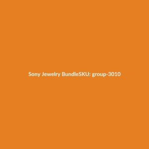 Sony Jewelry Bundle
