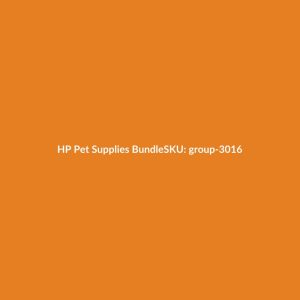 HP Pet Supplies Bundle
