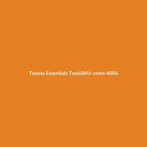 Toyota Essentials Tools