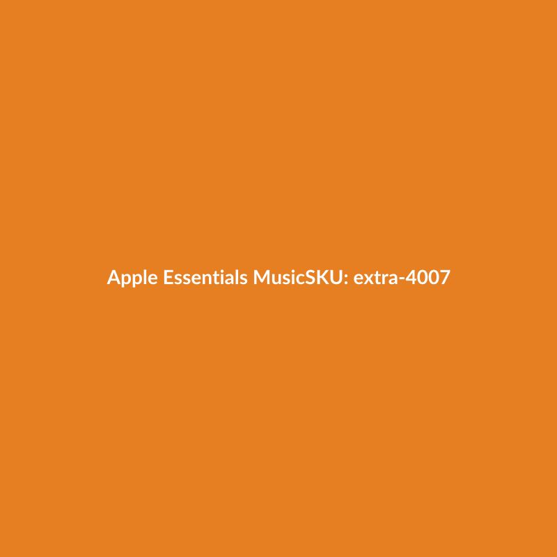 Apple Essentials Music
