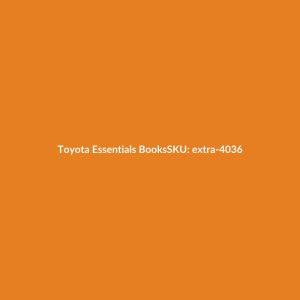 Toyota Essentials Books