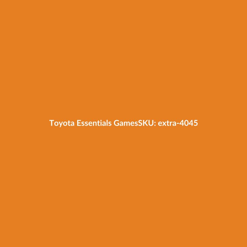 Toyota Essentials Games