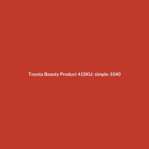 Toyota Beauty Product 41