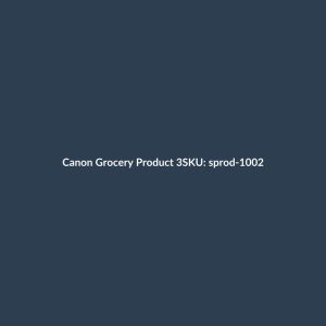Canon Grocery Product 3