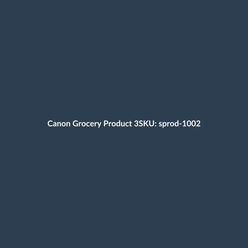 Canon Grocery Product 3
