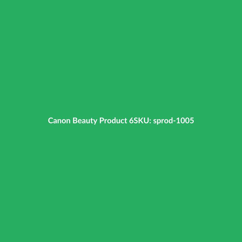 Canon Beauty Product 6