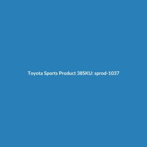 Toyota Sports Product 38