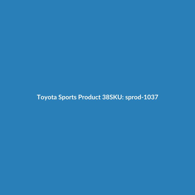 Toyota Sports Product 38