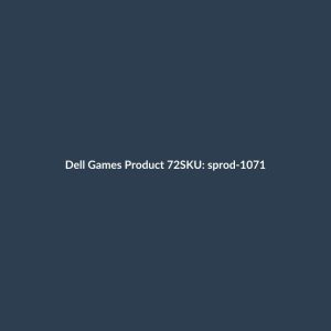 Dell Games Product 72