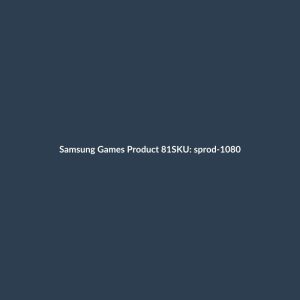Samsung Games Product 81
