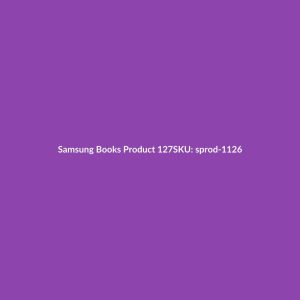 Samsung Books Product 127