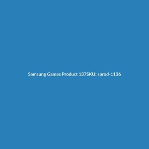 Samsung Games Product 137