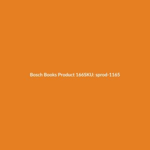 Bosch Books Product 166