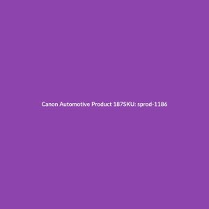 Canon Automotive Product 187