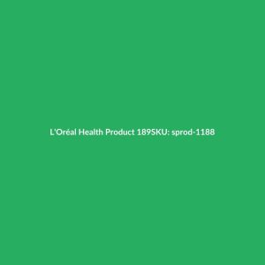 L'Oréal Health Product 189