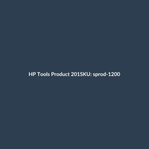 HP Tools Product 201