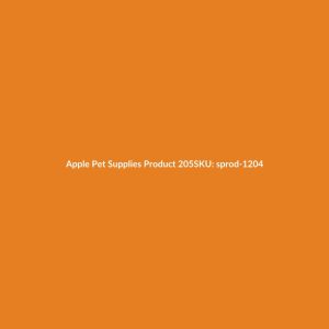 Apple Pet Supplies Product 205