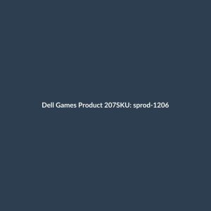 Dell Games Product 207