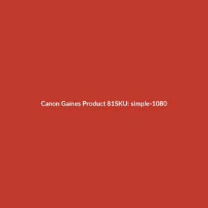 Canon Games Product 81