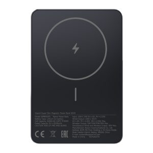 Xiaomi Super Slim Magnetic Power Bank 5000 - Black